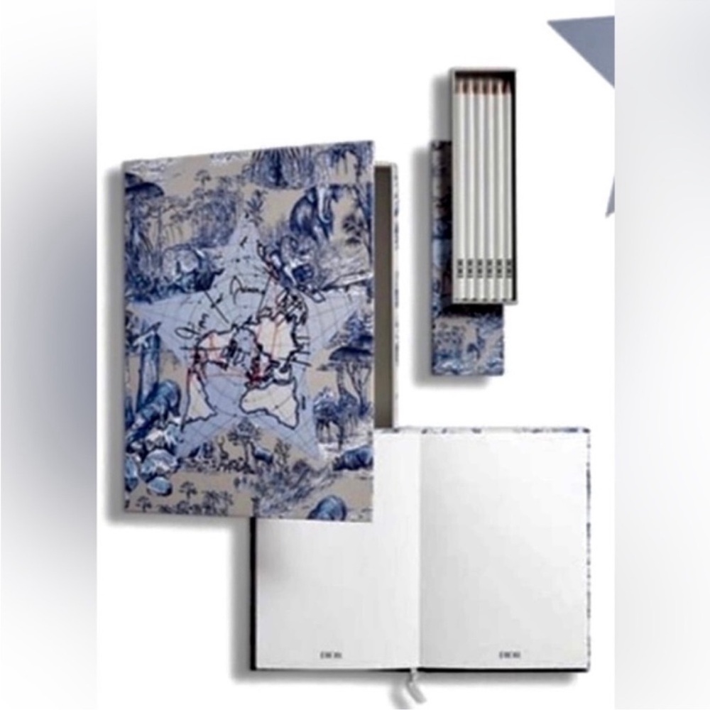 Christian Dior “Around the World” Stationery Gift Set – New in Box
